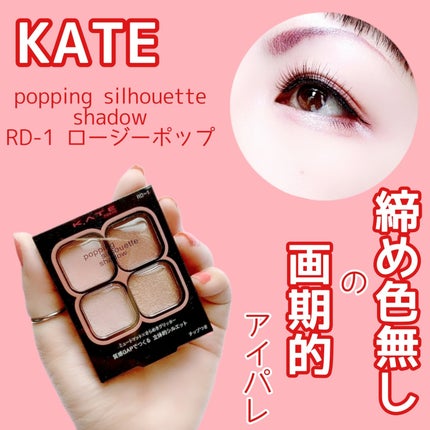 ケイト ポッピングシルエットシャドウ/KATE/アイシャドウパレットを使ったクチコミ(1枚目)