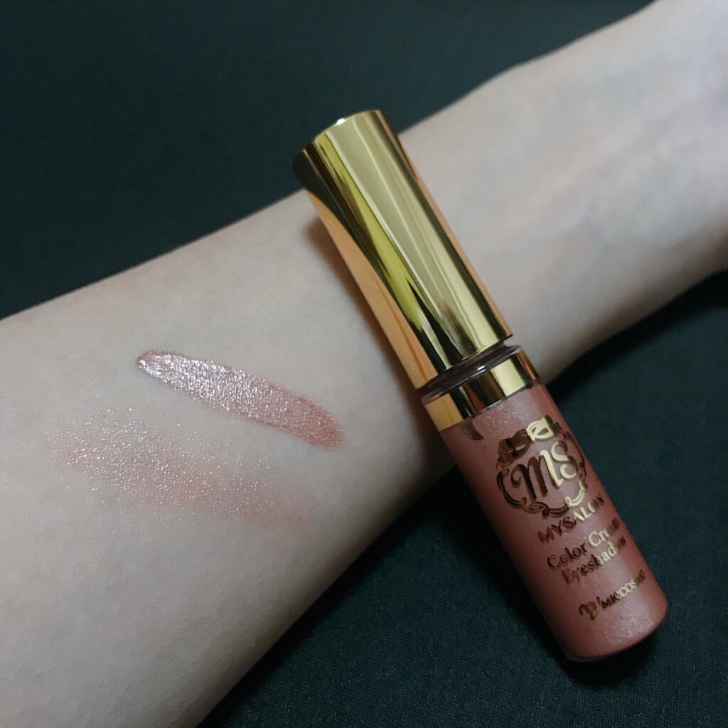 カラークリームアイシャドウ グロウベージュ/マイサロン/ジェル・クリームアイシャドウを使ったクチコミ（3枚目）