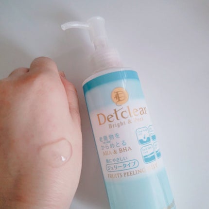 DETクリア ブライト&ピール ピーリングジェリー<無香料タイプ>/Detclear/ピーリングを使ったクチコミ(2枚目)