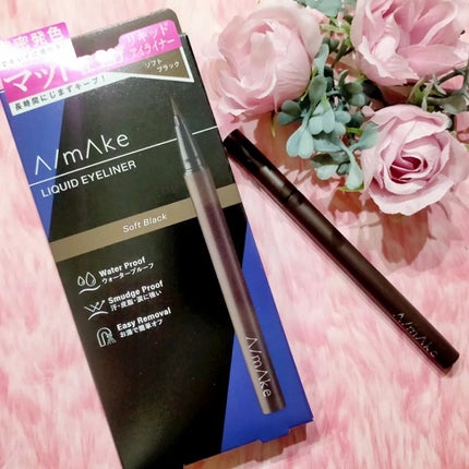 エーメイク マットリキッドアイライナー /A/mAke/リキッドアイライナーを使ったクチコミ(1枚目)
