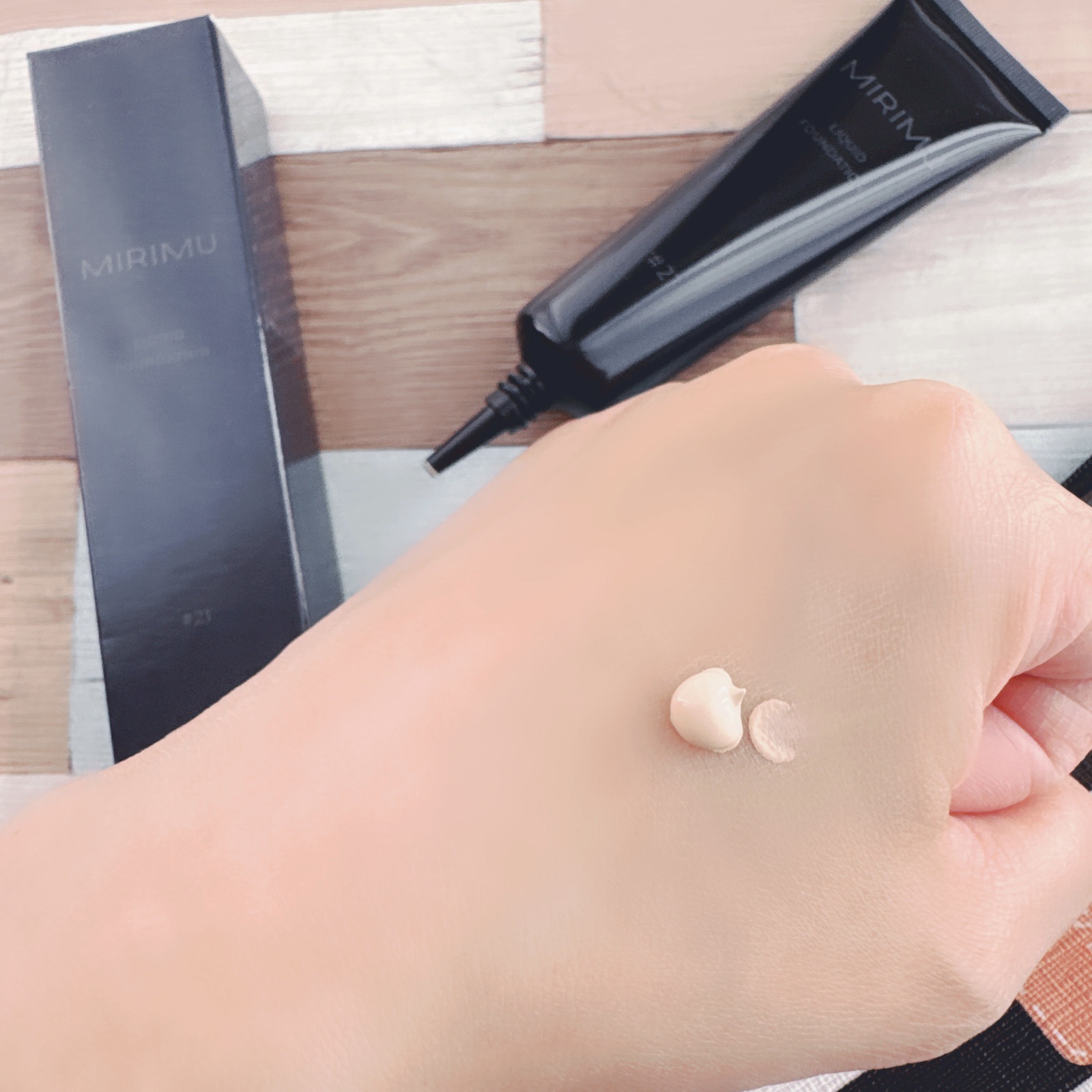 リキッドファンデーション/MIRIMU/リキッドファンデーションを使ったクチコミ（2枚目）