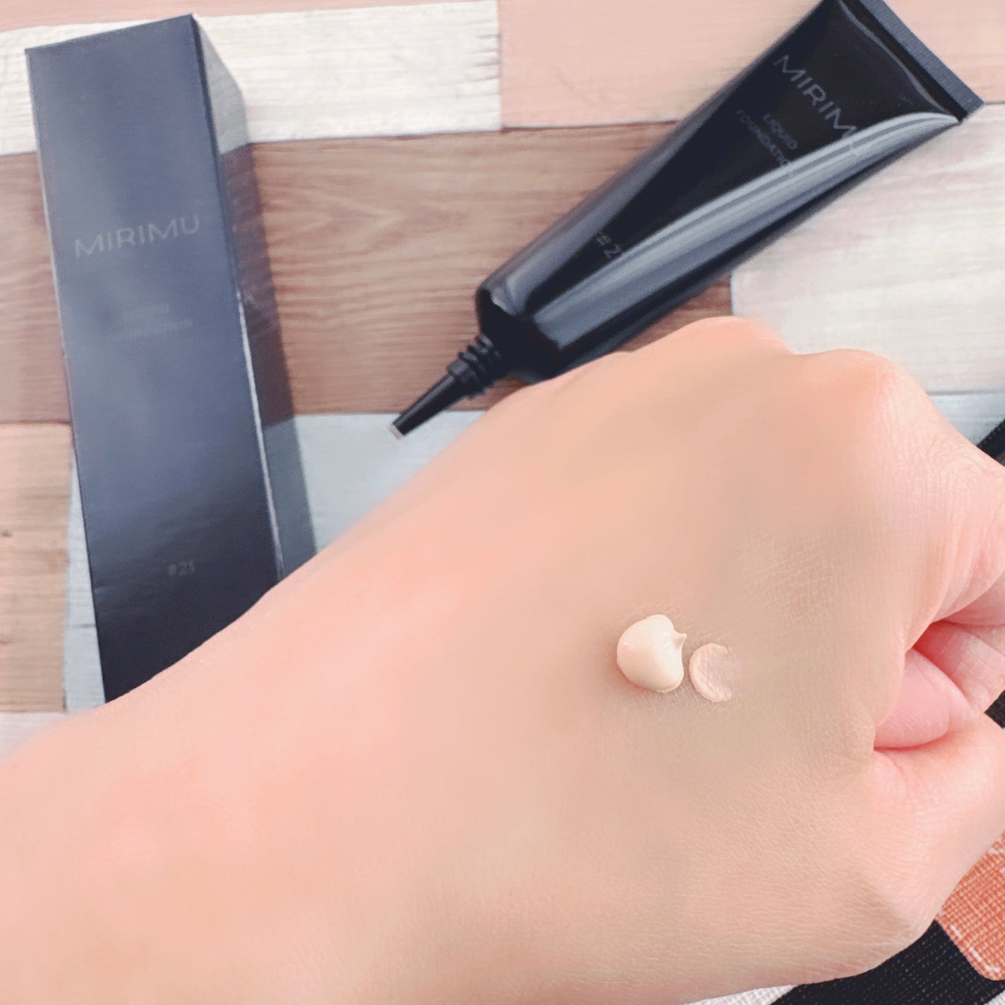 リキッドファンデーション/MIRIMU/リキッドファンデーションを使ったクチコミ(2枚目)