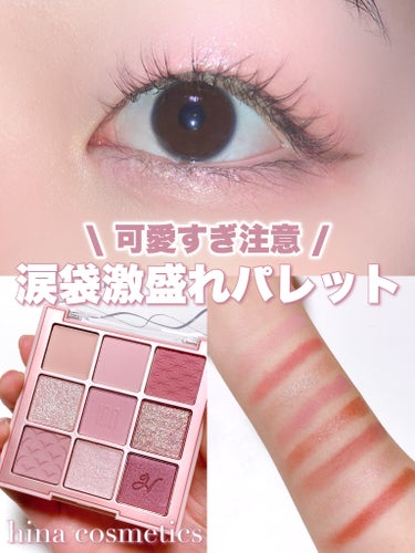 マルチアンダーアイパレット/hina cosmetics/パウダーアイシャドウを使ったクチコミ（1枚目）