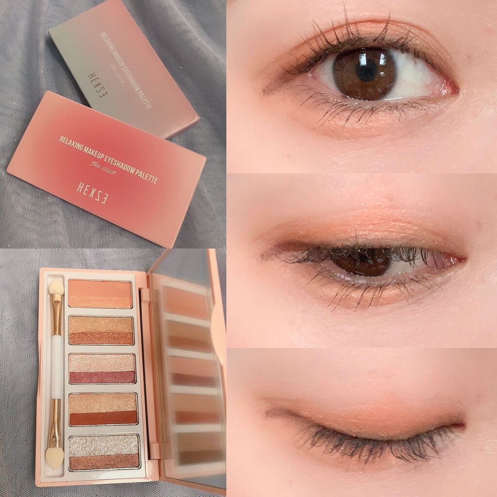 スターライトファントム 10色アイシャドウパレット/HEXZE(ヘックスゼ)/アイシャドウパレットを使ったクチコミ(1枚目)