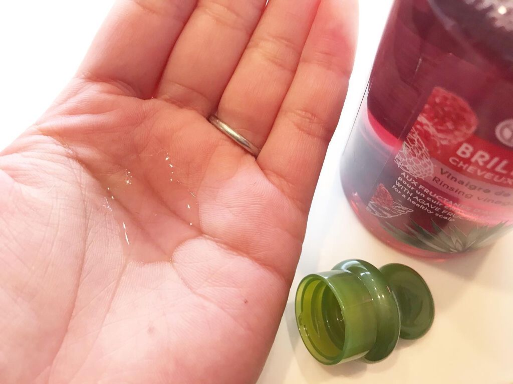 リンシングビネガー シルキーシャイン さらキララズベリー/イヴ・ロシェ/洗い流すヘアトリートメントを使ったクチコミ（2枚目）