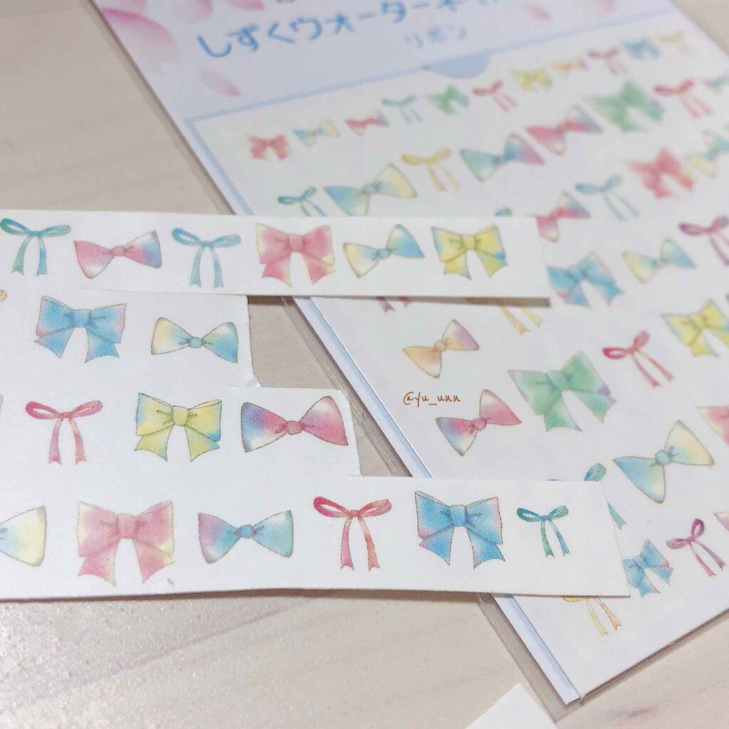 しずくネイルシール/キャンドゥ/ネイルシールを使ったクチコミ(3枚目)