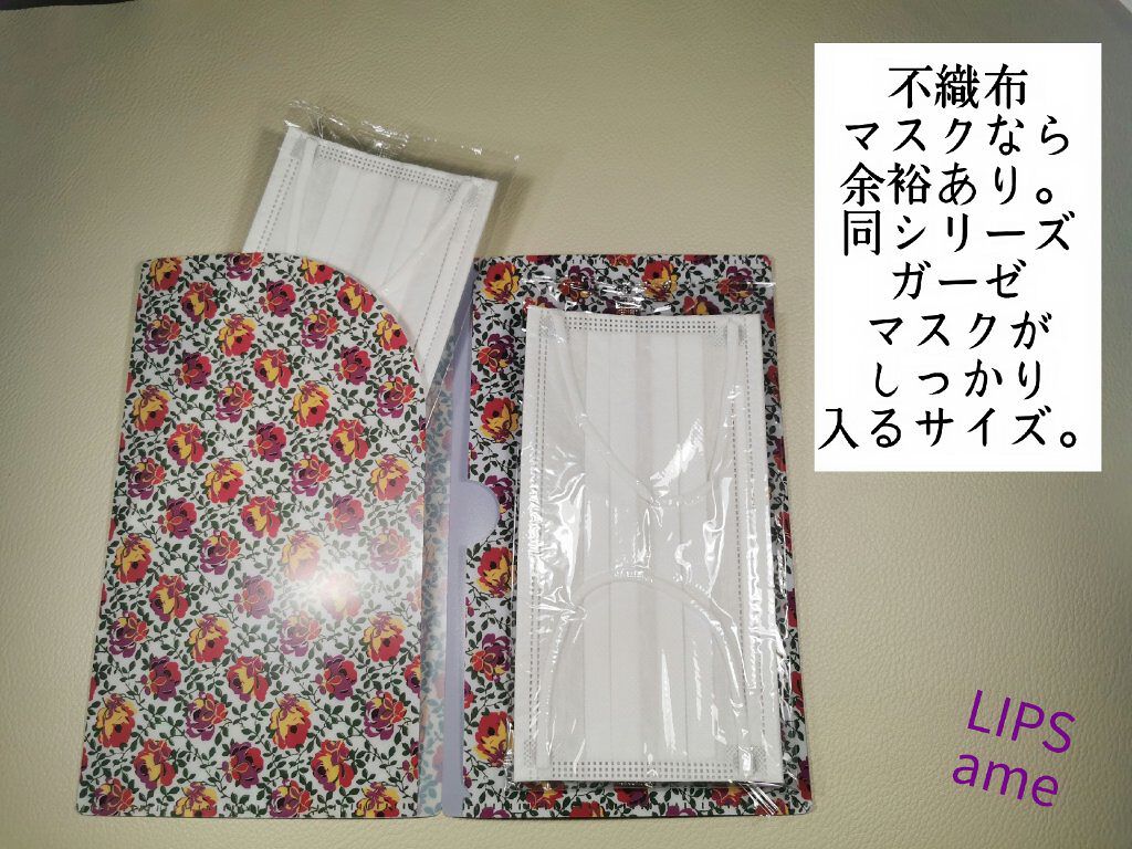 マスクケースグラデーション/セリア/マスクを使ったクチコミ（3枚目）