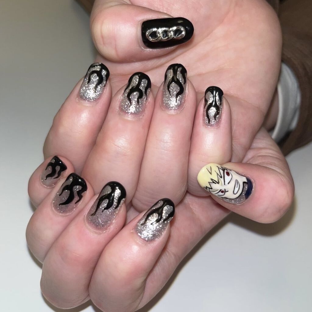 プチプライス  カラージェル C-19 ジェットブラック/Petit Price/ジェルネイルを使ったクチコミ（1枚目）