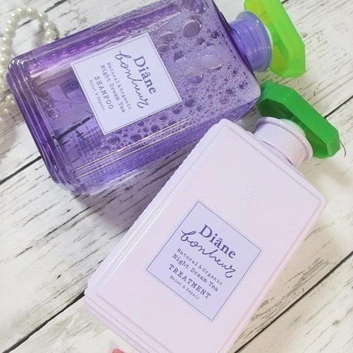 ダイアンボヌール モイスト＆リペア シャンプー/トリートメント ナイトドリームティーの香り シャンプー 500ml/ダイアン/市販シャンプーを使ったクチコミ（3枚目）