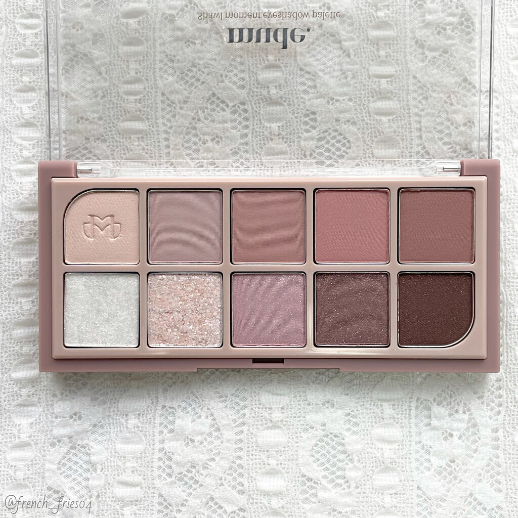 MDショールモーメント アイシャドウパレット/mude./アイシャドウパレットを使ったクチコミ（3枚目）
