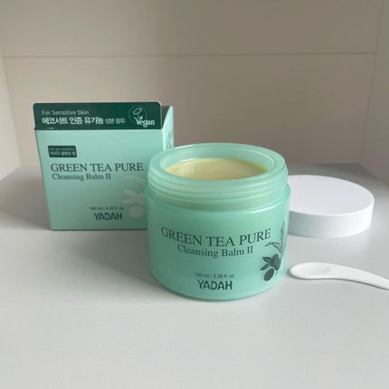 グリーンティーピュアクレンジングバームⅡ/YADAH/クレンジングバームを使ったクチコミ(2枚目)