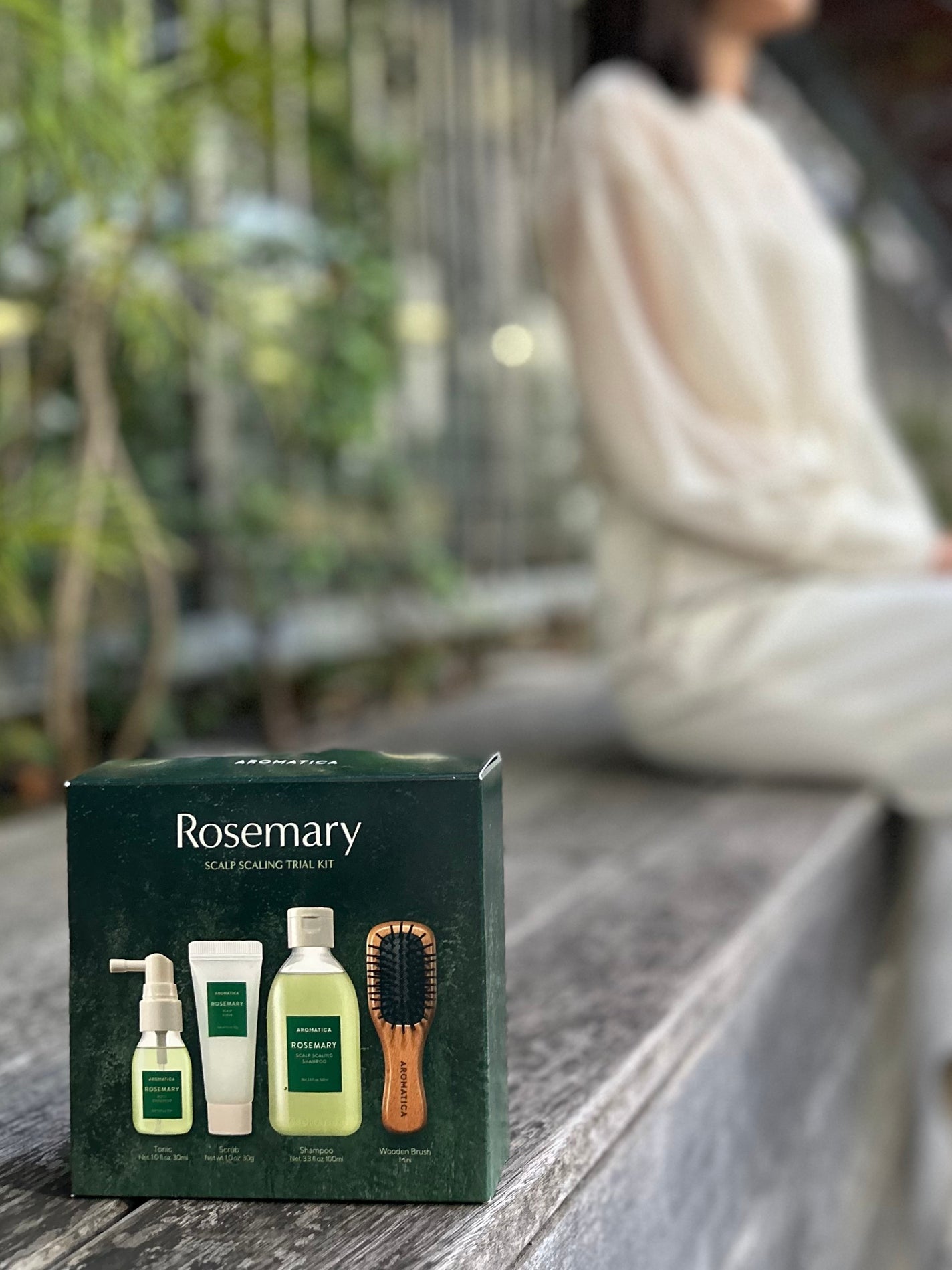 ローズマリーヘアケアキット/AROMATICA/ヘッドスクラブを使ったクチコミ(1枚目)