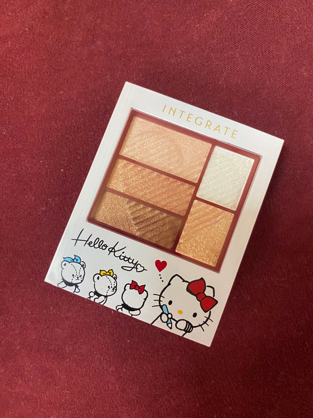 トリプルレシピアイズ/インテグレート/アイシャドウパレットを使ったクチコミ(2枚目)