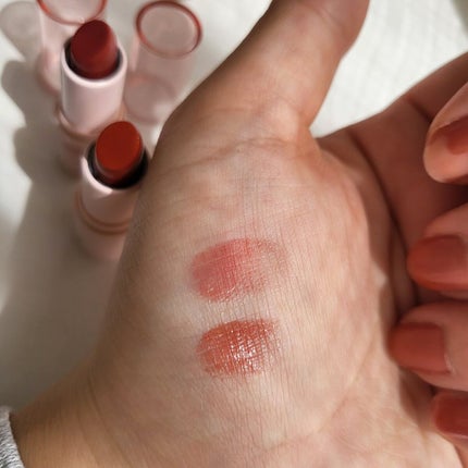 アンドバイロムアンド グラッシーボムティント/&nd by rom&nd/リップティントを使ったクチコミ(4枚目)