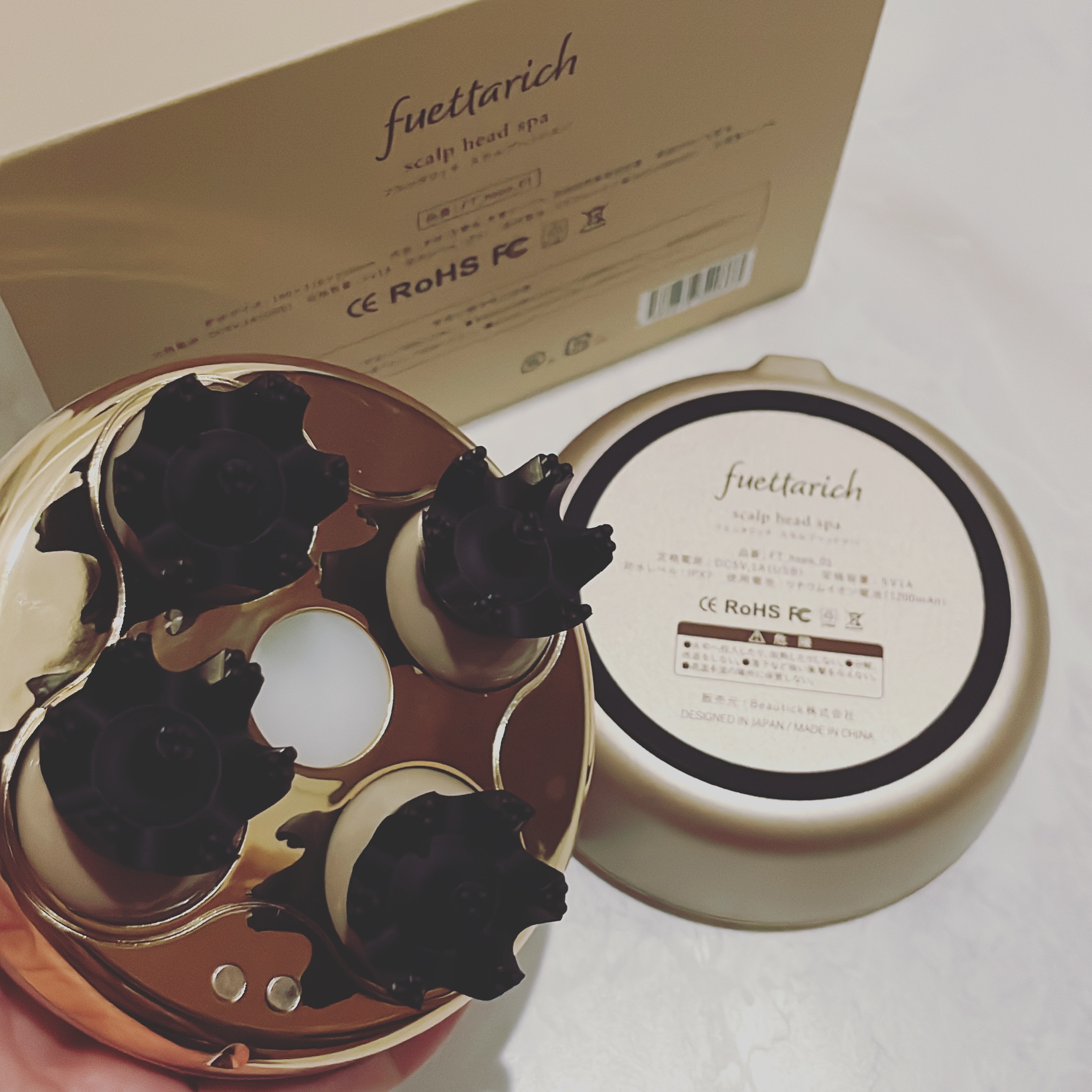 スカルプ ヘッドスパ/fuettarich (フエッタリッチ)/ヘッドマッサージャーを使ったクチコミ（3枚目）