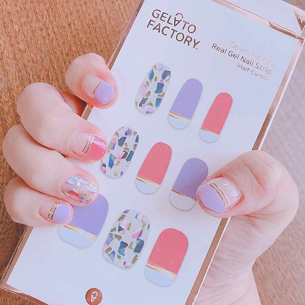 パーフェクトフィット ジェルネイルシール/GELATO FACTORY/ネイルシールを使ったクチコミ(1枚目)
