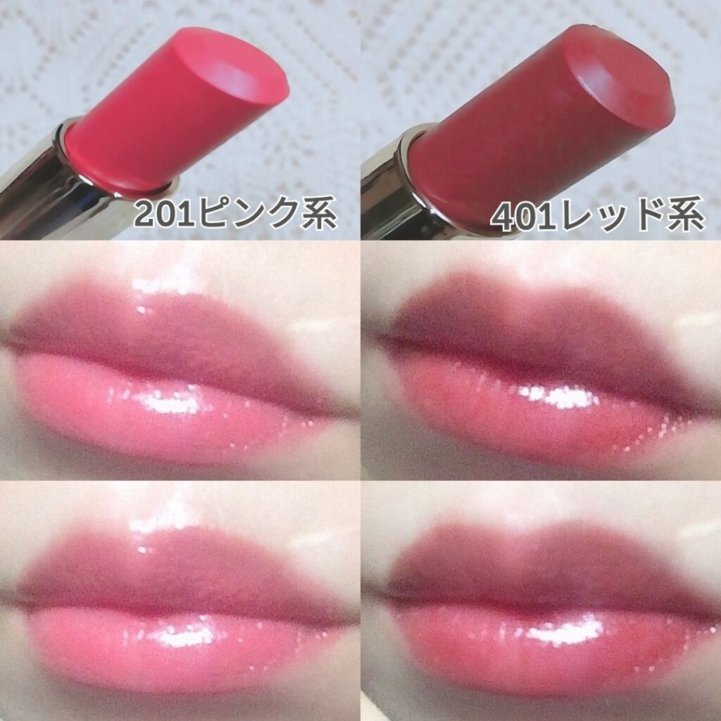 ラスティンググロスリップ/CEZANNE/口紅を使ったクチコミ(2枚目)