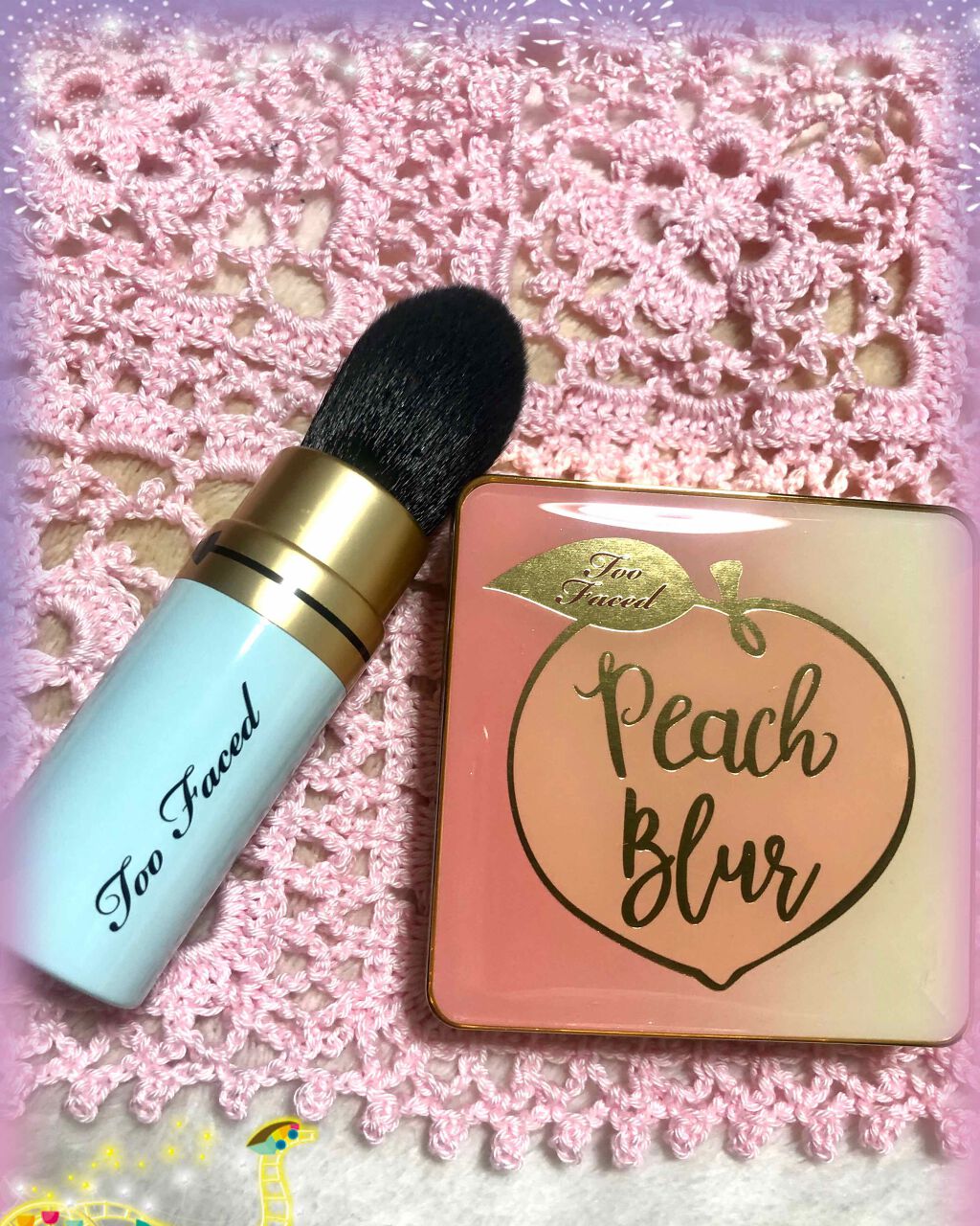 ピーチブラー スムージング フィニシング パウダー/Too Faced/プレストパウダーを使ったクチコミ(1枚目)