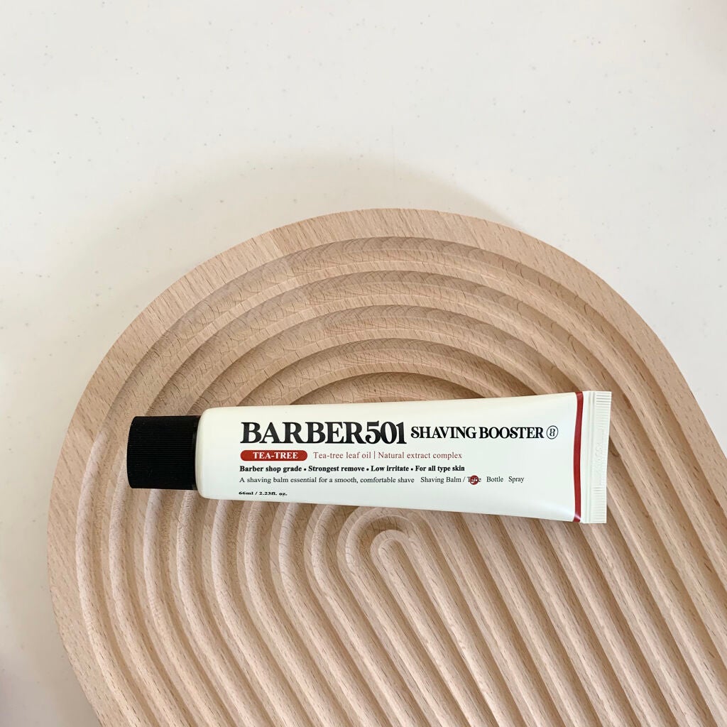 シェービングブースター T(ティーツリー)/BARBER501/ムダ毛ケアを使ったクチコミ(1枚目)