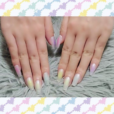 SHEIN 3D Multigelのクチコミ「【New nail】

SHEINで購入したネイルパウダーのパレットと
マグネットジェルを使い.....」（2枚目）