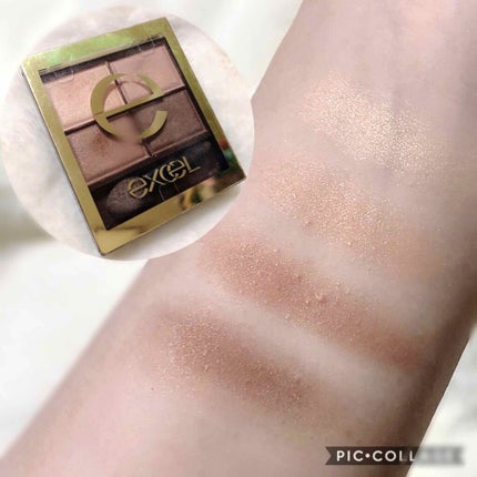 スキニーリッチシャドウ/excel/アイシャドウパレットを使ったクチコミ(2枚目)