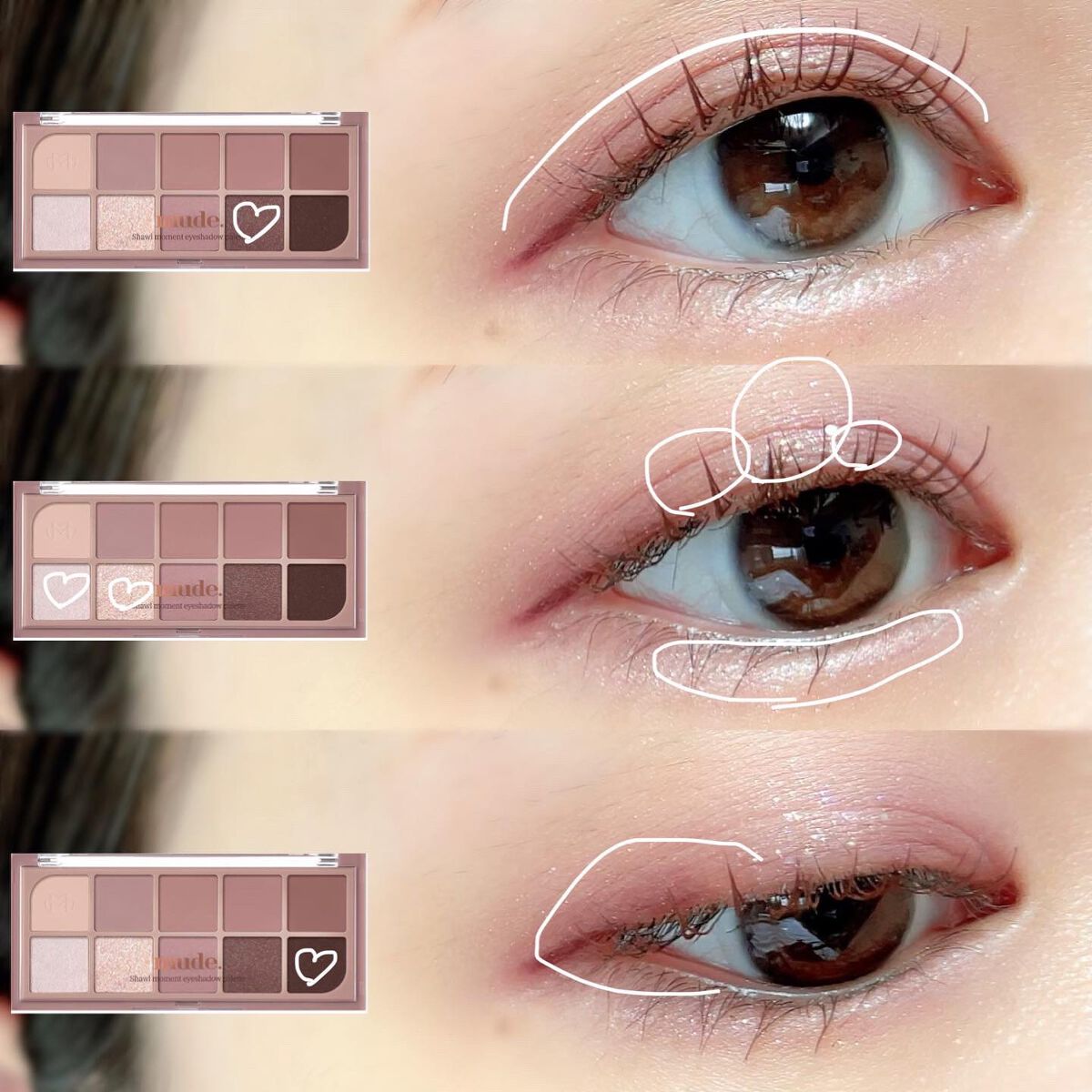 MDショールモーメント アイシャドウパレット/mude/アイシャドウパレットを使ったクチコミ(5枚目)