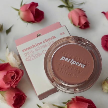 ピュア ブラッシュド サンシャイン チーク/PERIPERA/パウダーチークを使ったクチコミ(2枚目)