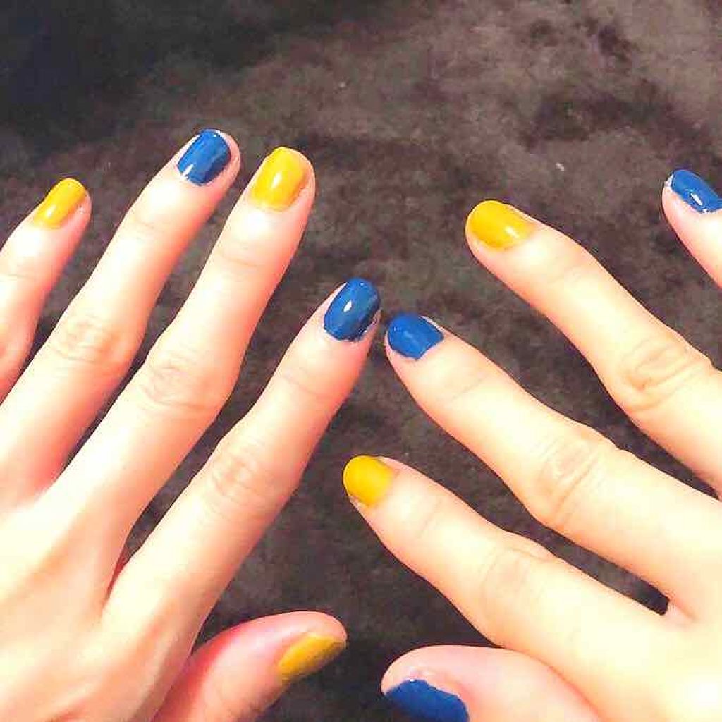 カラフルネイルズ/キャンメイク/マニキュアを使ったクチコミ（1枚目）