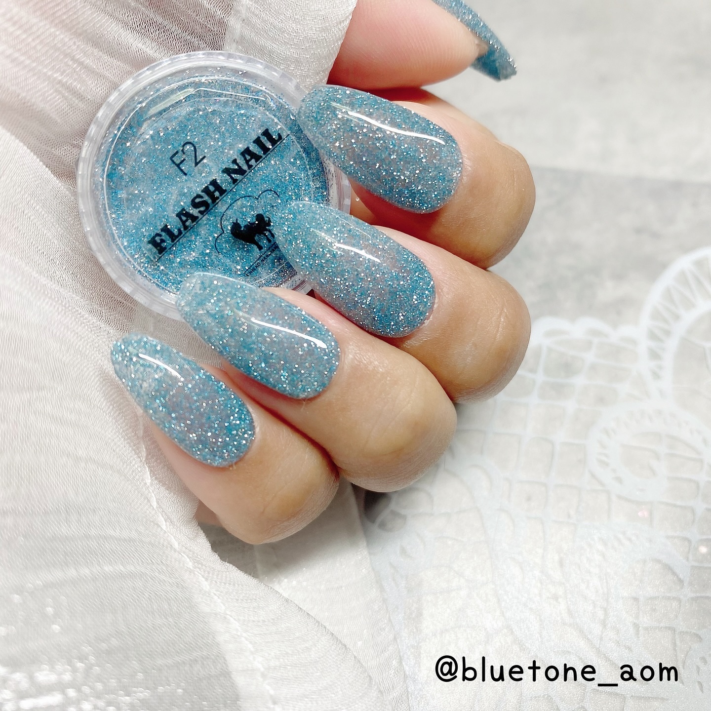 フラッシュパウダー/WSPT JAPAN/ネイル用品を使ったクチコミ（1枚目）