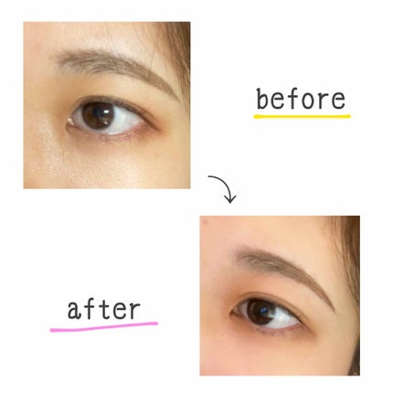 カラーリングアイブロウ/ヘビーローテーション/眉マスカラを使ったクチコミ(2枚目)