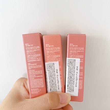 デューイ ブラー ティント 06 COZY PEACH/CLIO/リップティントの画像