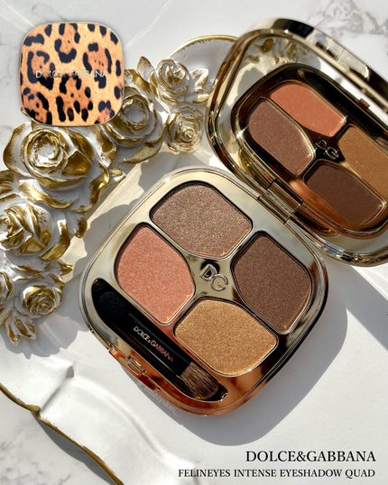 フェリンアイズ インテンスアイシャドウ クアッド 4/DOLCE&GABBANA BEAUTY/アイシャドウパレットを使ったクチコミ(1枚目)