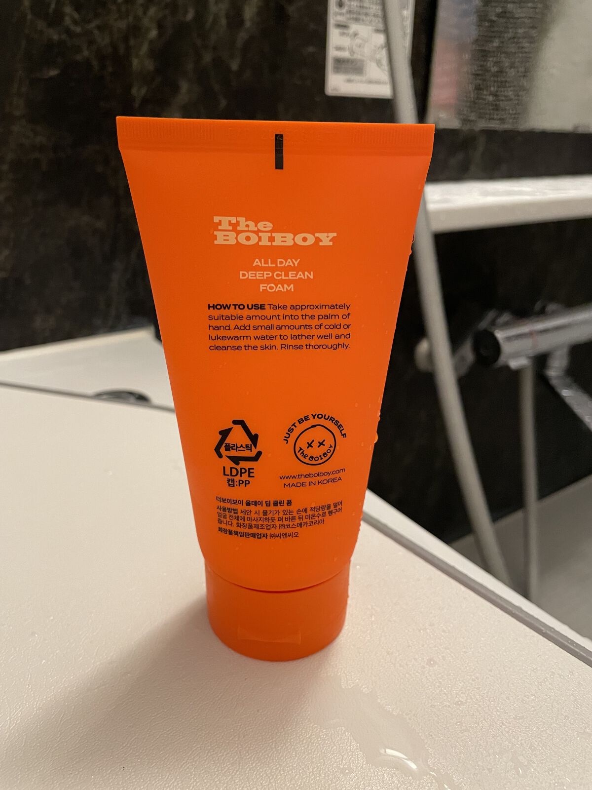 オールデイ ディープクリーンフォーム/TheBOIBOY/洗顔フォームを使ったクチコミ（2枚目）