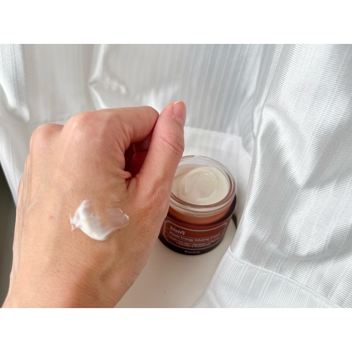 メープルエナジーインフュージングクリーム/Klairs/フェイスクリームを使ったクチコミ（3枚目）