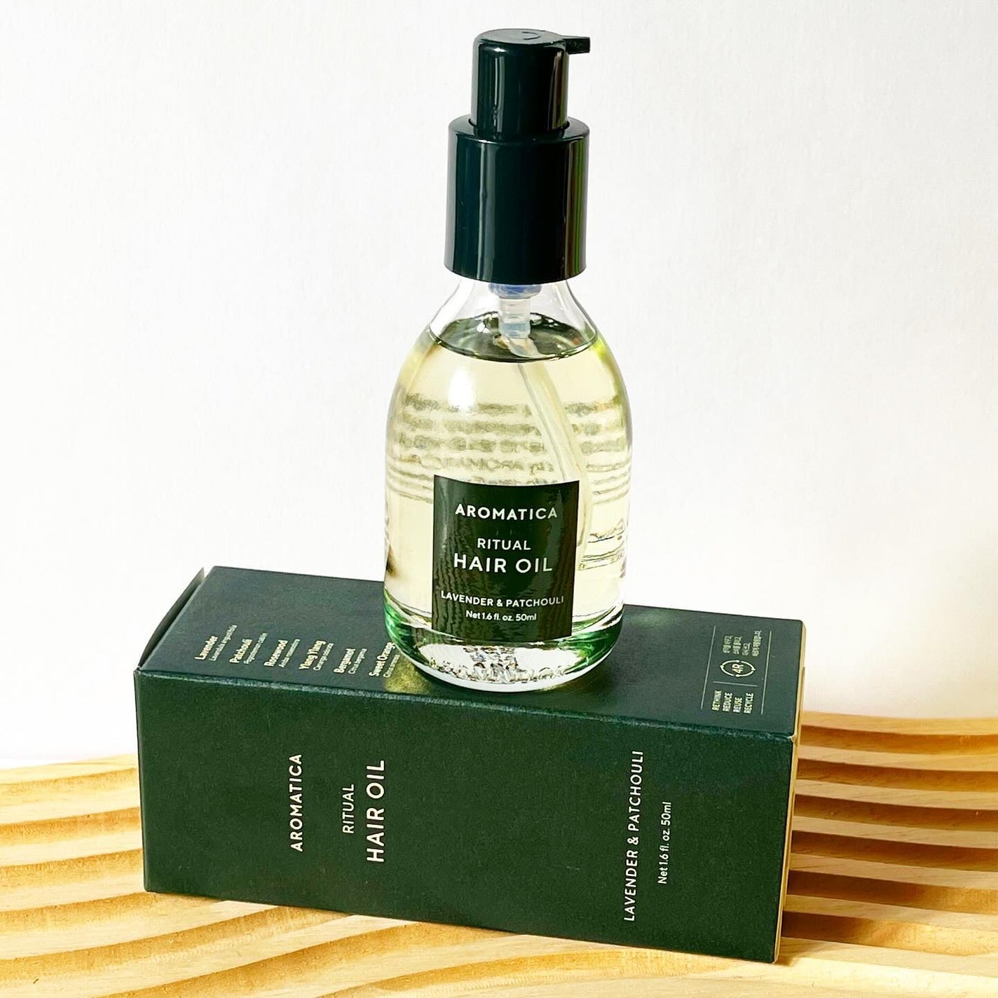 リチュアルヘアオイルラベンダー&パチョリ/AROMATICA/ヘアオイルを使ったクチコミ(1枚目)