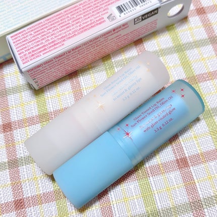 グラスティンティッドリップバーム/TOCOBO/リップバームを使ったクチコミ(3枚目)