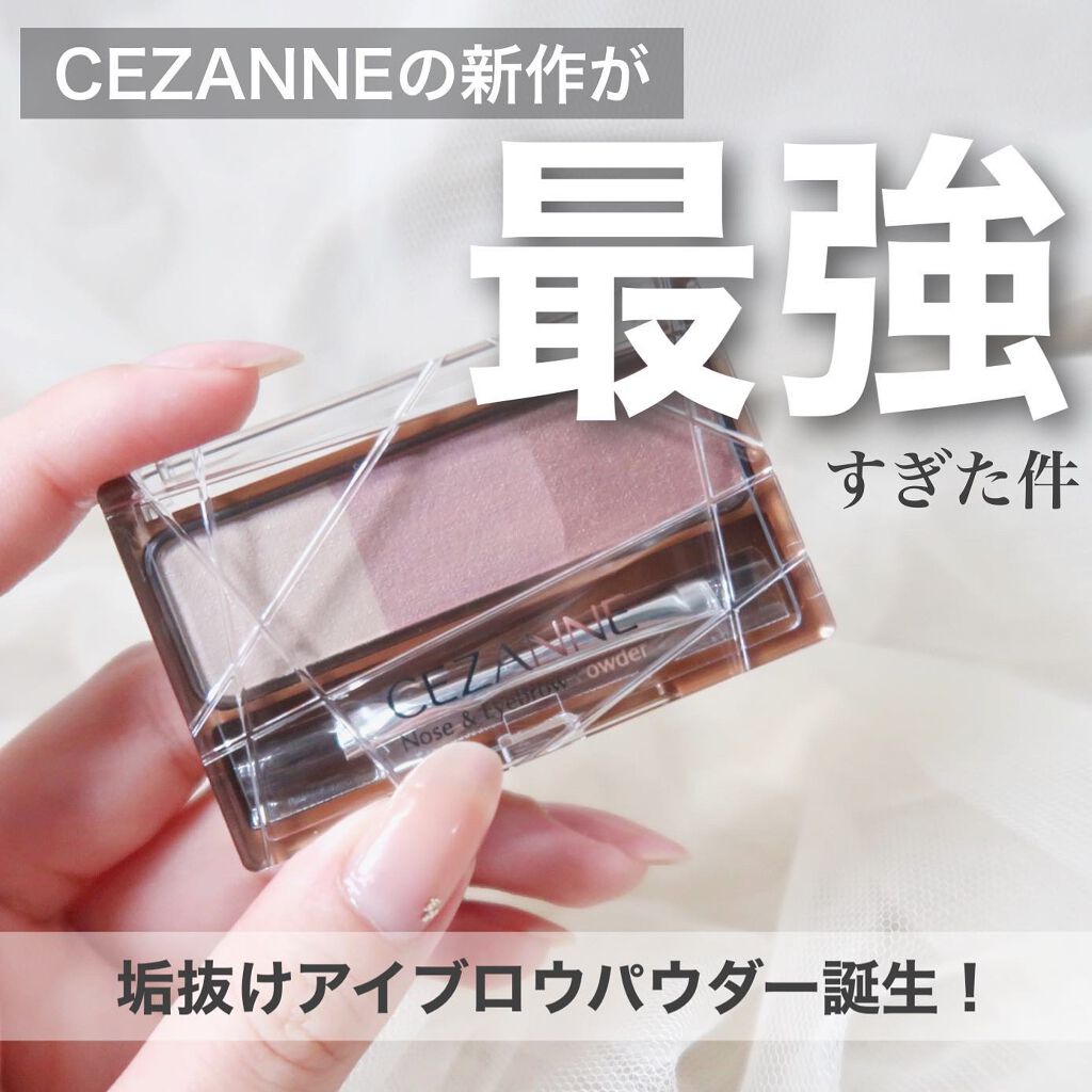 ノーズ＆アイブロウパウダー/CEZANNE/パウダーアイブロウを使ったクチコミ（1枚目）