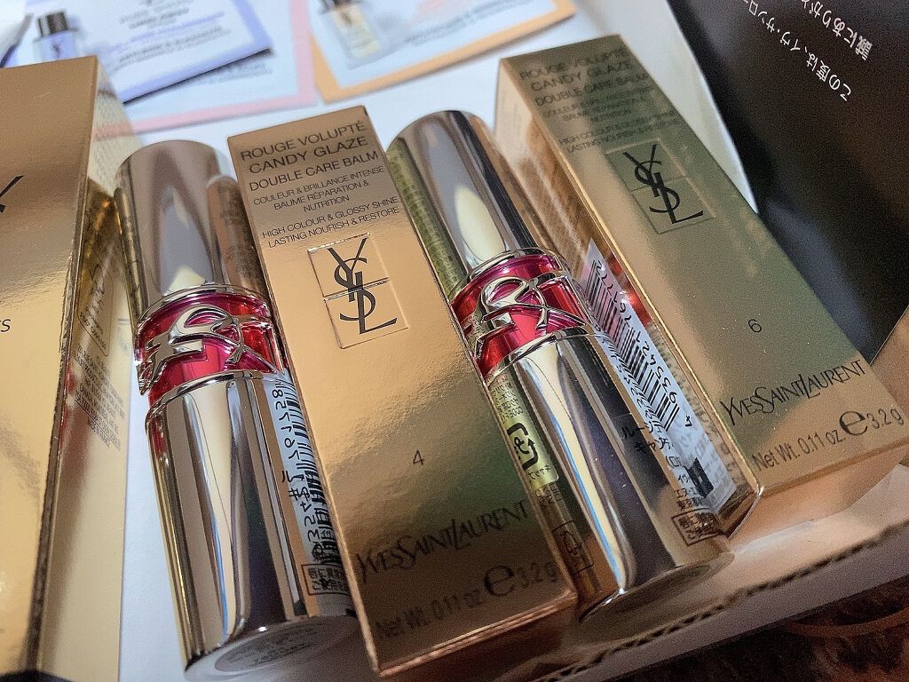 YSL ラブシャイン キャンディグレーズ/YVES SAINT LAURENT BEAUTE/口紅を使ったクチコミ(2枚目)