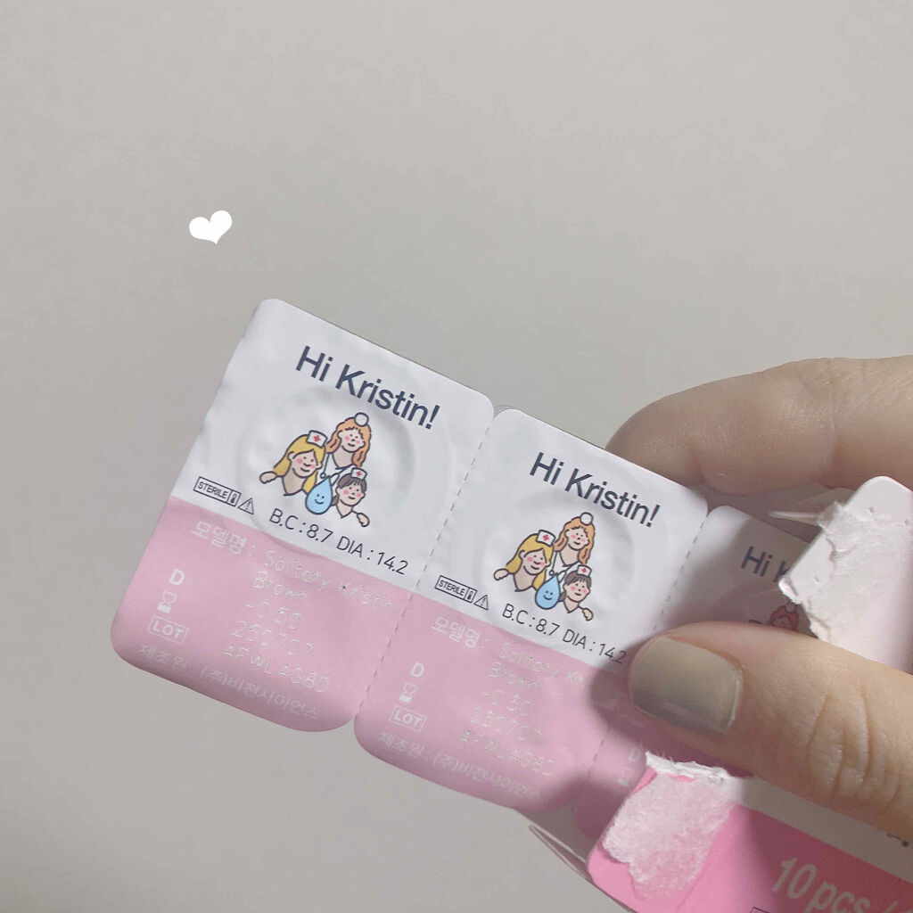 Solitary Kristin ブラウン/Hapa kristin/カラーコンタクトレンズを使ったクチコミ（3枚目）