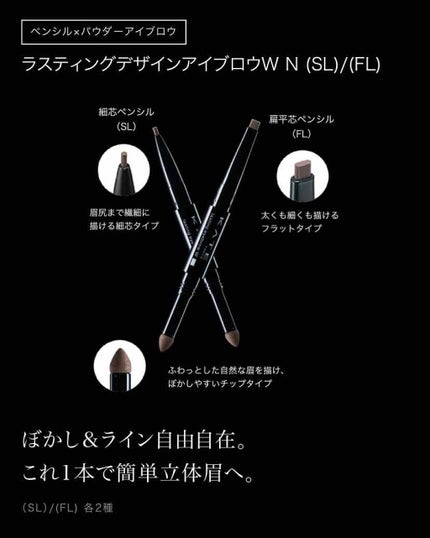 ラスティングデザインアイブロウW N(FL)/KATE/パウダーアイブロウを使ったクチコミ(1枚目)