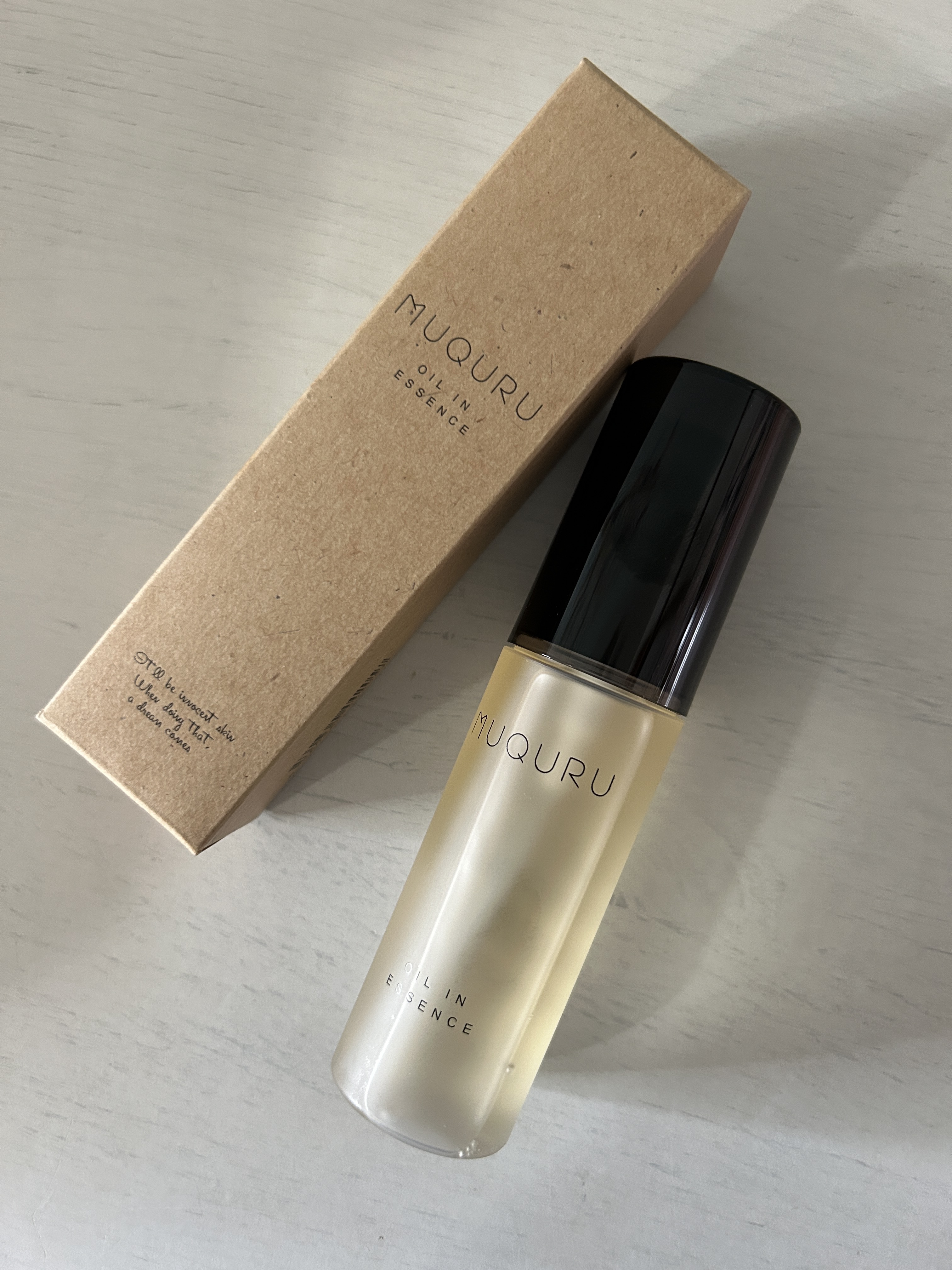 オイルインエッセンス/MUQURU/ブースター・導入液を使ったクチコミ（1枚目）