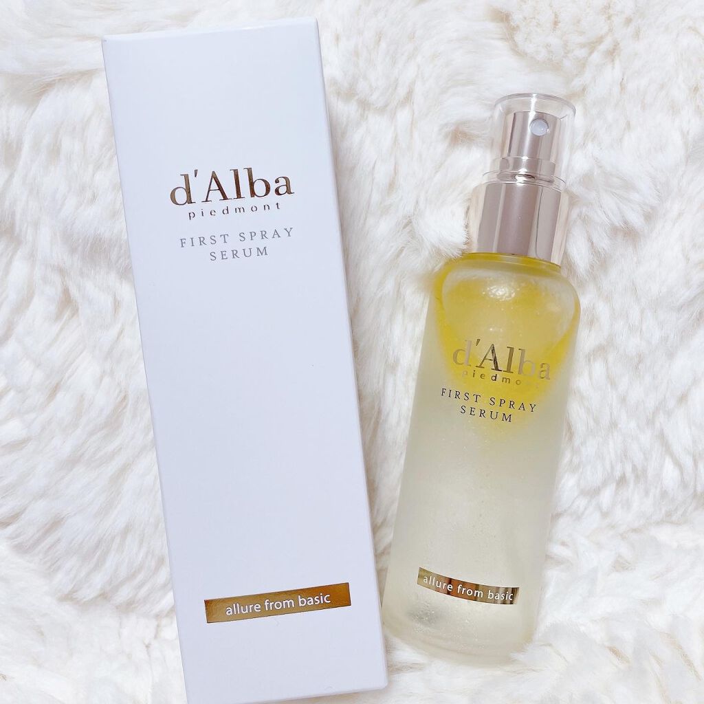 ダルバ ホワイトトリュフファーストスプレーセラム/ダルバ/ミスト状化粧水を使ったクチコミ(1枚目)