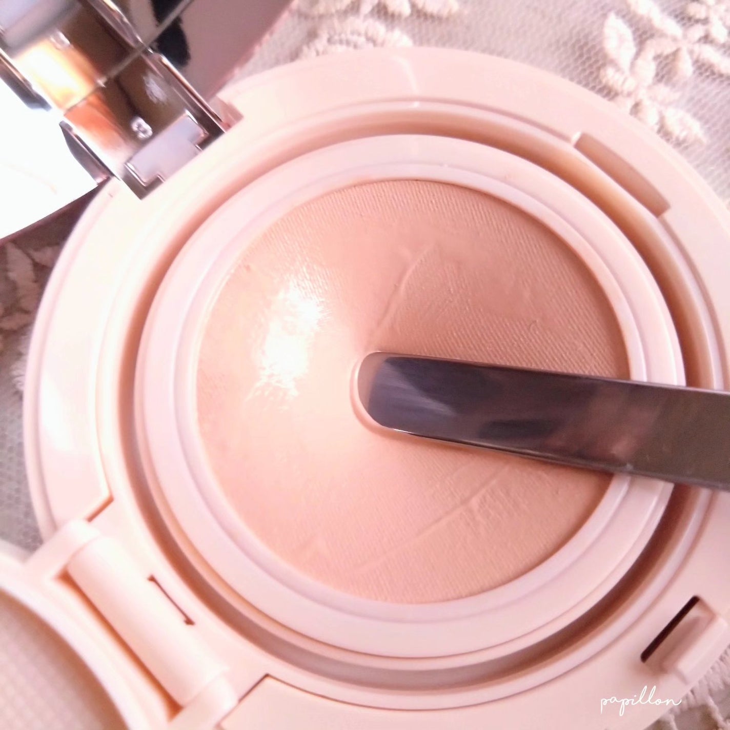 メッシュタイトアップクッション/BEAUDIANI/クッションファンデーションを使ったクチコミ(6枚目)