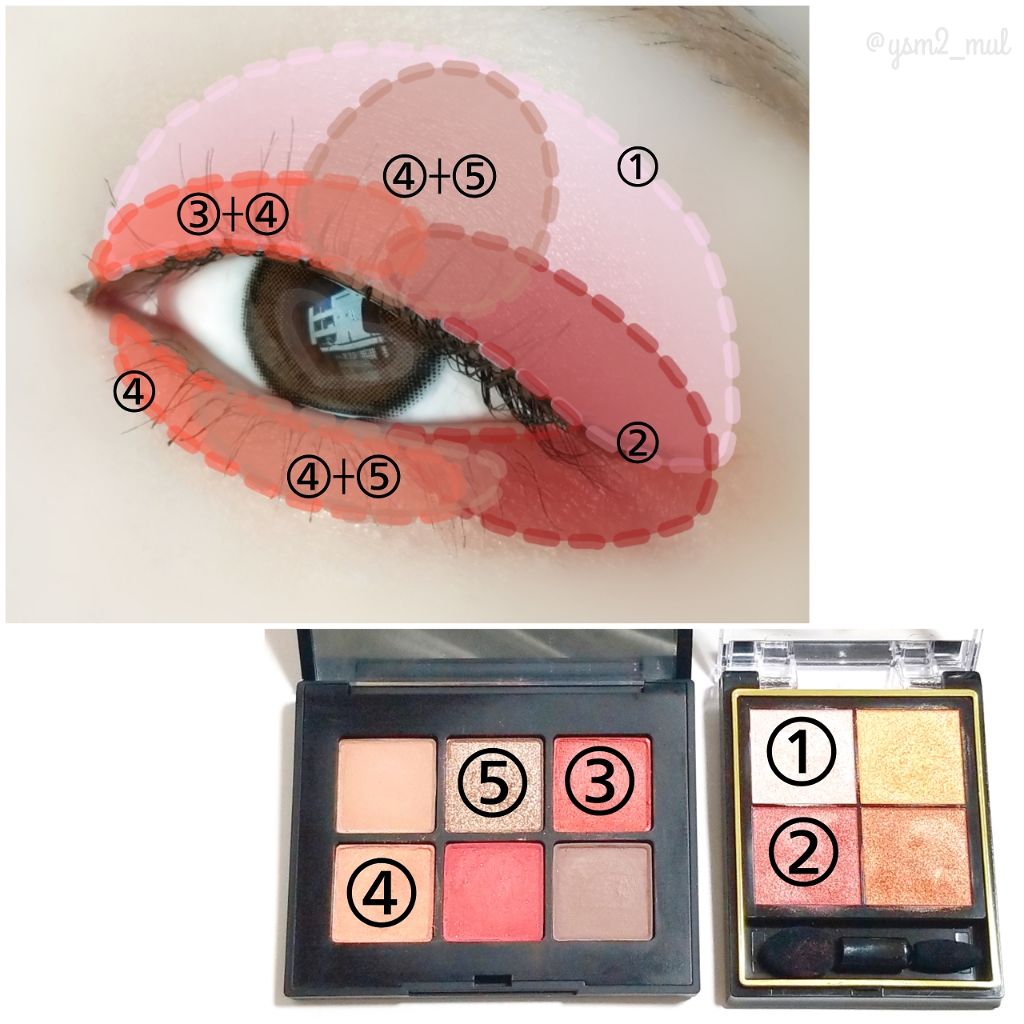 ヴォワヤジュールアイシャドウパレット/NARS/アイシャドウパレットを使ったクチコミ（3枚目）