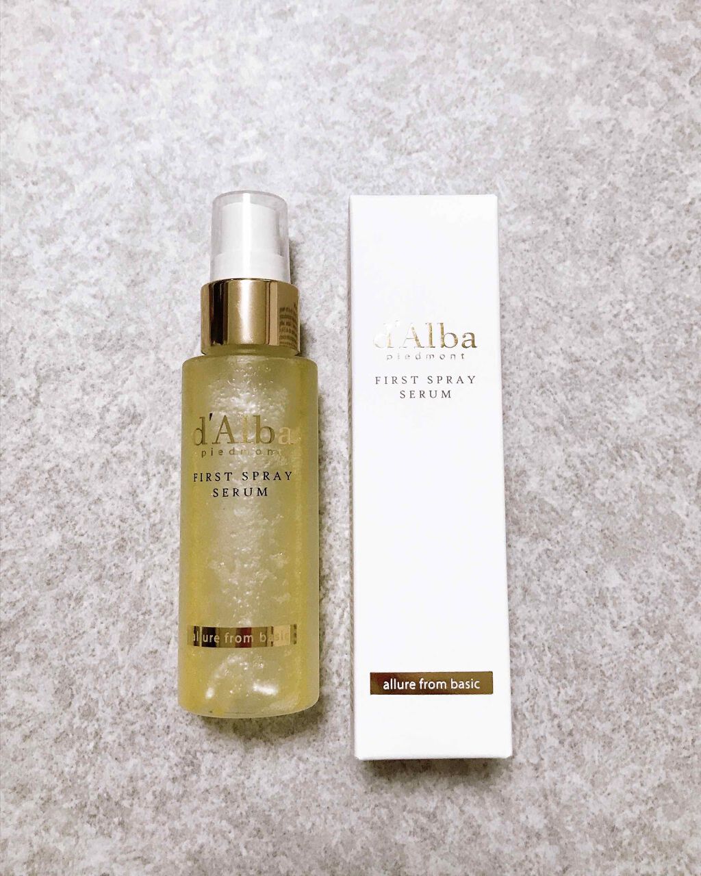 ダルバ ホワイトトリュフファーストスプレーセラム/ダルバ/ミスト状化粧水を使ったクチコミ（1枚目）