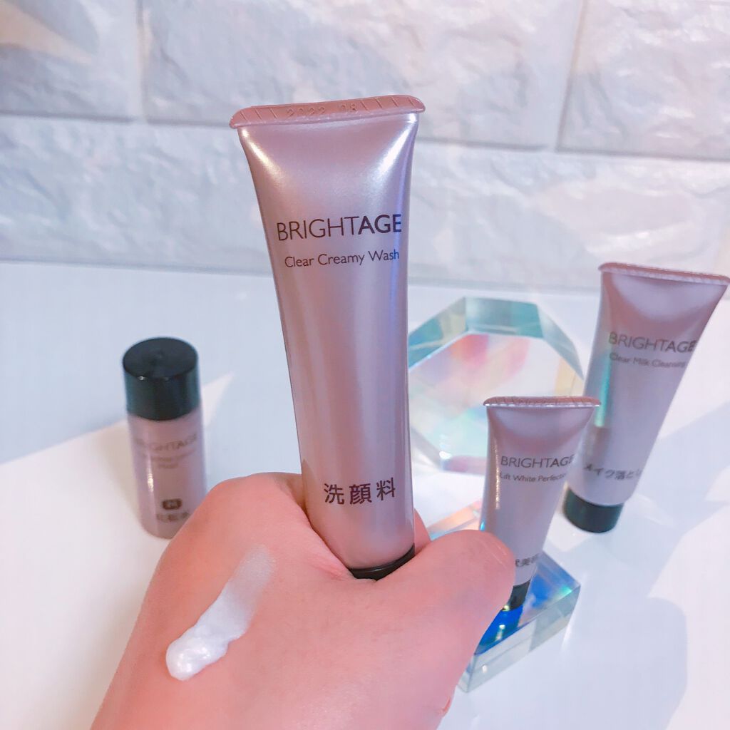 クリア ミルククレンジング/BRIGHTAGE/ミルククレンジングを使ったクチコミ(4枚目)