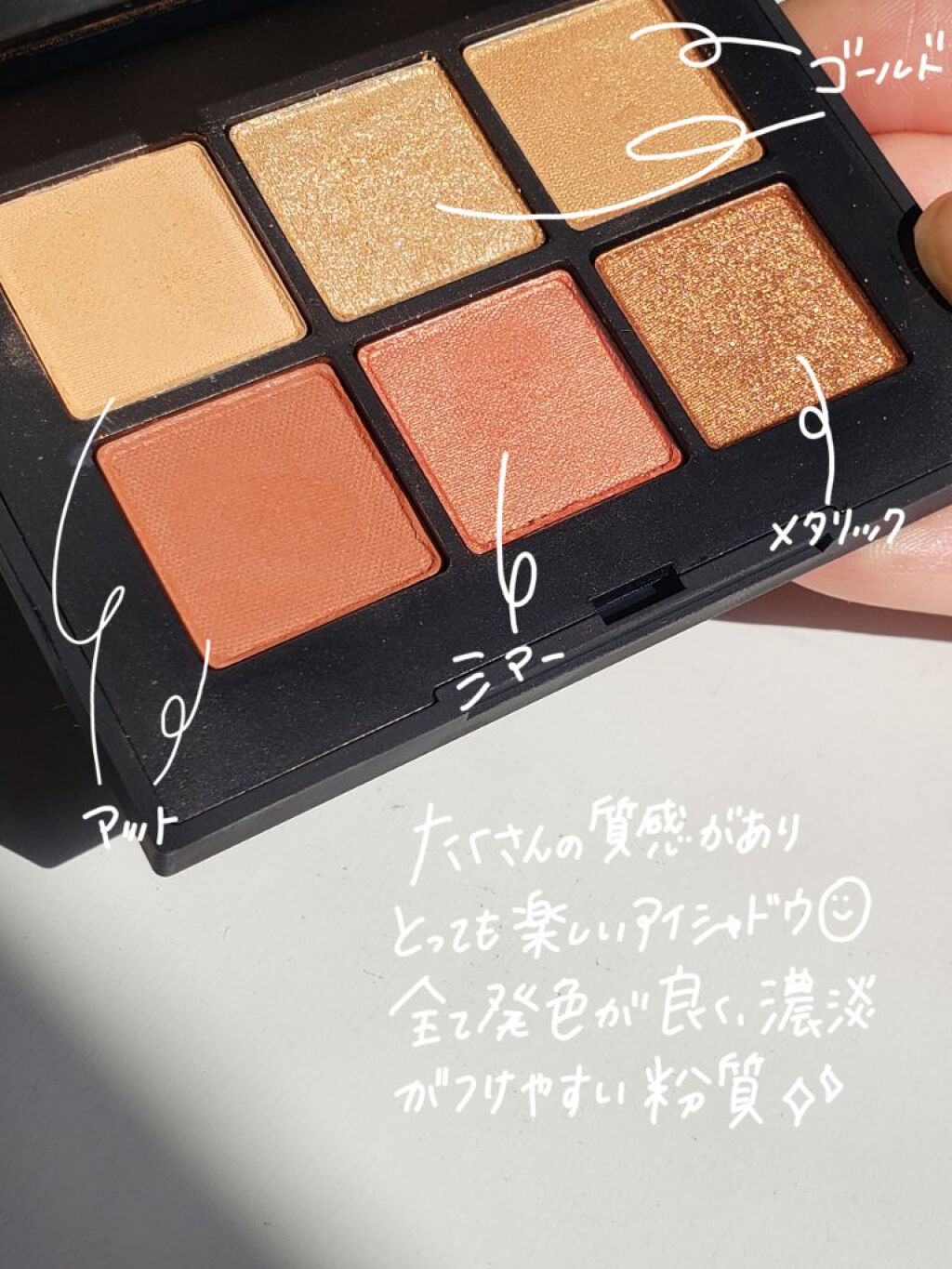 ヴォワヤジュールアイシャドウパレット/NARS/アイシャドウパレットを使ったクチコミ（2枚目）