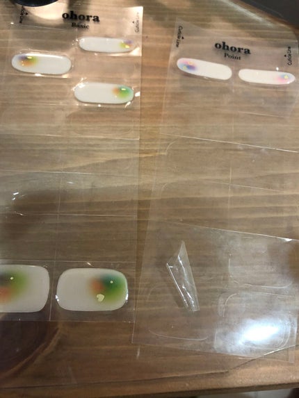 セミキュアジェルネイル(ハンド)/ohora/ネイルシールを使ったクチコミ(2枚目)