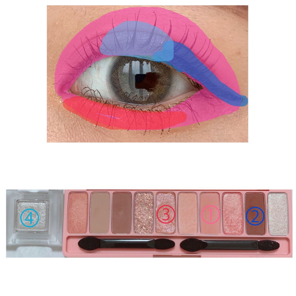 アイカラー プレイフル/エレガンス クルーズ/単色アイシャドウを使ったクチコミ(4枚目)