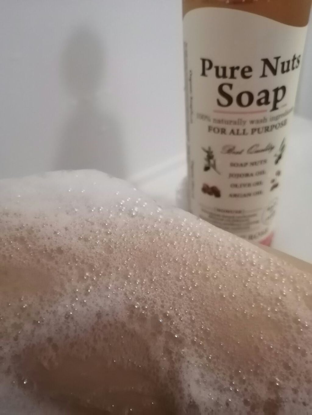 ピュアナッツソープ ホワイトローズの香り/ナチュラセラ/洗顔フォームを使ったクチコミ(3枚目)